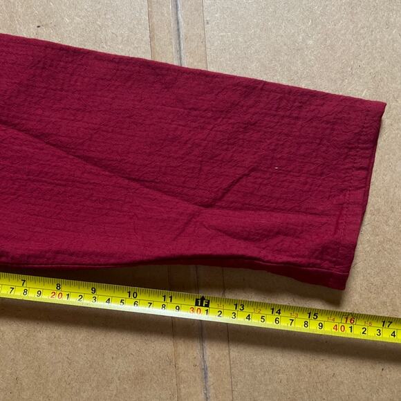 Eileen Fisher Red Full Zip Sweater Size S - Picture 7 of 7